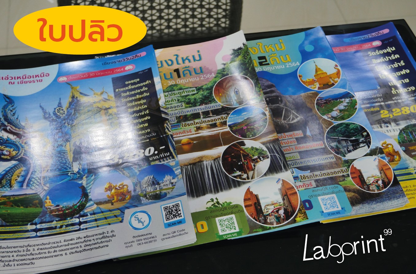 ใบปลิวหน้าเดียว